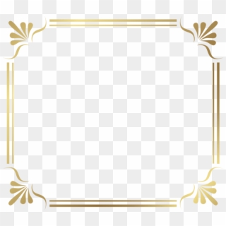 Gold Border Frame File Clipart