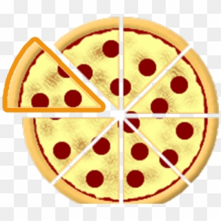 Pizza Clipart Quarter - Pizza Missing Slices - Png Download