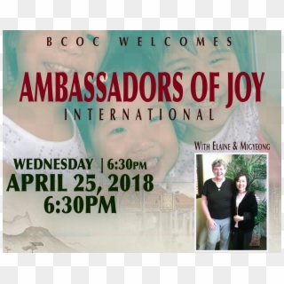 Ambassadors Of Joy - Poster Clipart