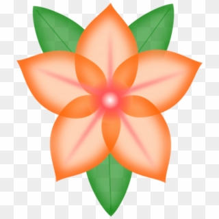 Healthcare Supply Service Orange Flower Petal Computer - Clip Art - Png Download