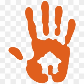 1489 X 1800 3 - Orange Hands Clipart