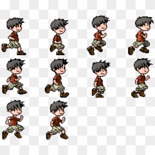 Sprite Sheet For A Custom Generated Avatar As Used - Child Sprite Sheet Clipart