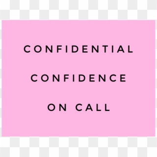 Confidential Confidence On Call™ Clipart