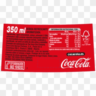 Etiqueta Troquelada - Coca Cola Clipart