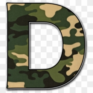 Camo Letters Png Clipart