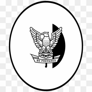 Black And White Eagle Scout Logo Clipart