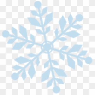 Digital Blue Snowflake Clipart