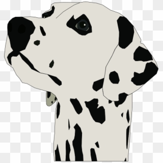 Cartoon Dalmatian Head Clipart
