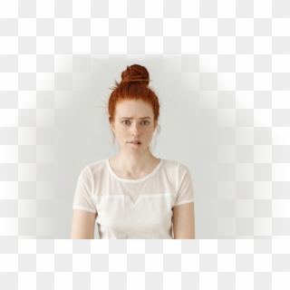 Redhead Confused Clipart