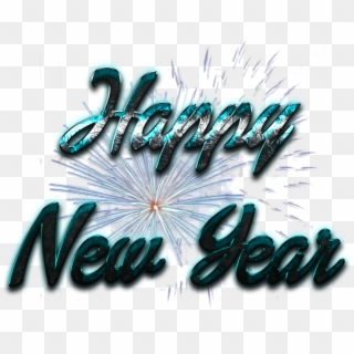 Happy New Year Word Art Transparent Image Clipart