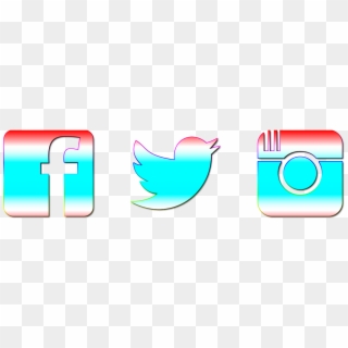 Clip Art Free Instagram Twitter Icons Red Ⓒ - Png Download
