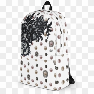 "black Lace Coquette" By Mariela Backpack - Mock Up Mochila Clipart