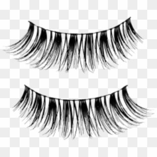 #eyelashes #black #eyes #eye #iris #lash #fake Lashes - Eyelash Clipart
