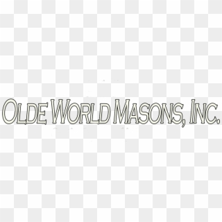 Olde World Masons Installed Masonry Products & Seamless - Calligraphy Clipart