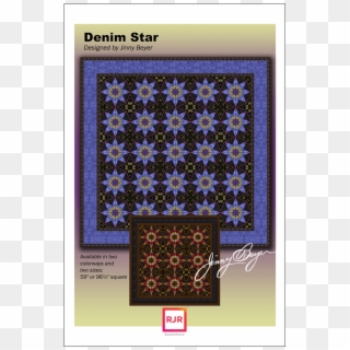 Denim Star Kit - Needlework Clipart