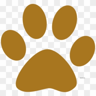 A Muddy Brown Dog Paw Print Clipart Png Transparent Png