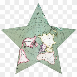 Hermann Berghaus Star Map Clipart