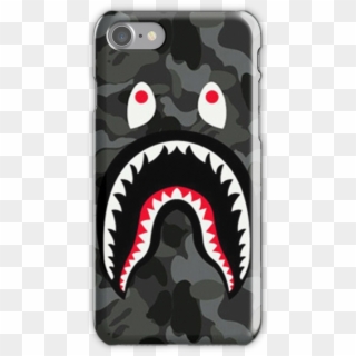 Bape Shark Black Army Iphone 7 Snap Case Clipart