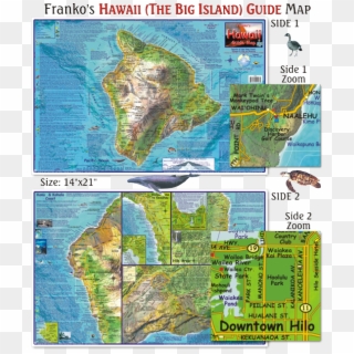 Click Images Below For More Views - Hawaii Big Island Map With Mile Markers Clipart