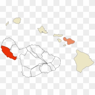 Historic Mokus Of Maui Map Clipart