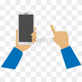 Free Png Download Hand With Phone Vector Png Images - Phone In Hand Png Clipart
