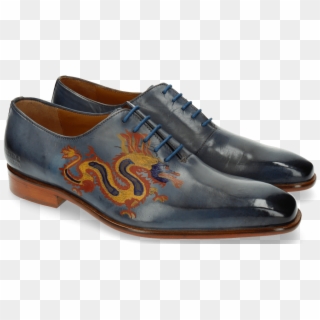 Oxford Shoes Clark 6 Moroccan Blue Dragon - Melvin & Hamilton Clipart