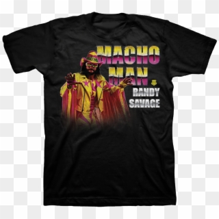 Black Macho Man Randy Savage T-shirt - Overkill We Don T Care What You Say Clipart