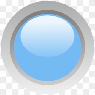 Light Blue 2 Led Circle Svg Clip Arts 600 X 600 Px - Png Icon Blue Led Transparent Png