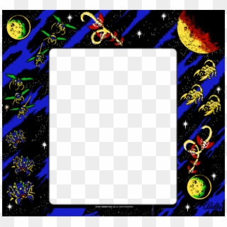 Galaga - Galaga Arcade Bezel Clipart