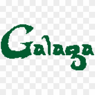 Galaga Logo - Galaga Logo Pixel Art Clipart