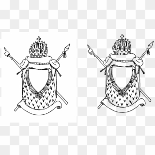 Sketchy Napoleonic Coat Of Arms - Illustration Clipart