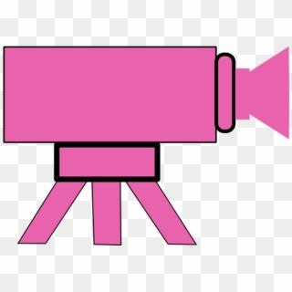 Pink Clapper Board Clipart