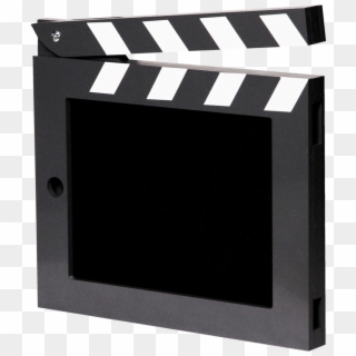 The Iclapperboard™ Ipad Movie Clapper Case - Wood Clipart