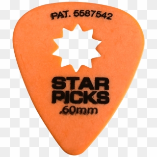 Star Pick Guitar Picks, 12-pack Clipart