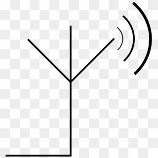 Antenna Clipart Free For Download - Line Art - Png Download