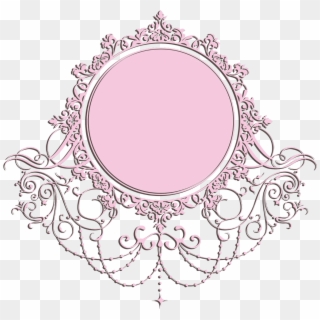 #decoration #tag #label #frame #pink #vintage - Logo Frame Pink Clipart