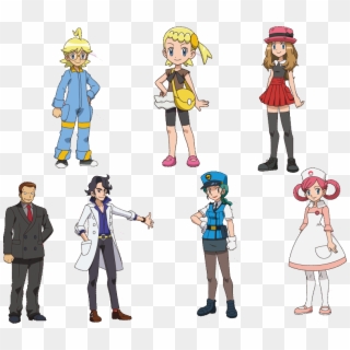 Pokemon X And Y Characters Clipart