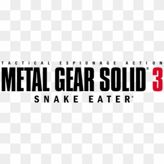 Metal Gear Solid - Metal Gear Solid 3 Title Clipart
