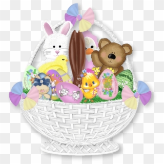 Easter Gift Basket Png Clipart Picture - Easter Gift Basket Clipart Transparent Png
