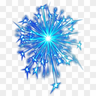 Fireworks Png Image With Transparent Background - Blue Fireworks Transparent Background Clipart