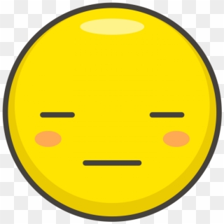 Expressionless Face Emoji - Emoji Clipart