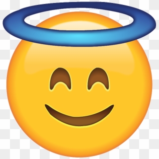 640 X 640 6 - Smiling Face With Halo Emoji Clipart