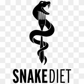Black Snake Png , Png Download - Snake Diet Logo Clipart