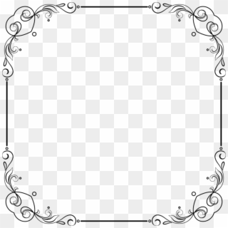 Picture Frames Borders And Frames Computer Icons Ornament - Transparent Black And White Borders Clipart