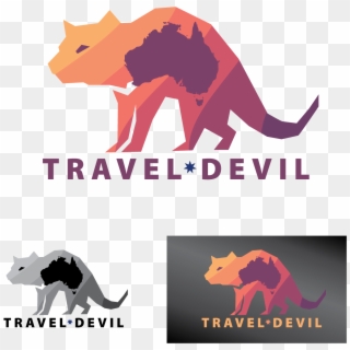 Bold, Playful, Travel Industry Logo Design For Travel - Red Fox Clipart