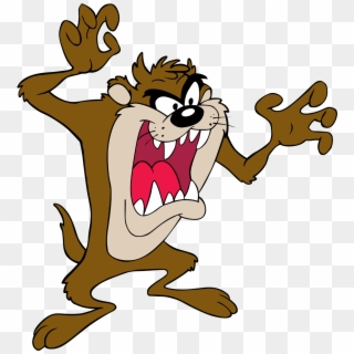 Tasmanian Devil - Looney Tunes Brown Monster Clipart