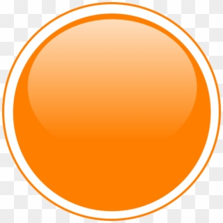 12 Orange Button Icon Free Images - Orange Round Button Png Clipart