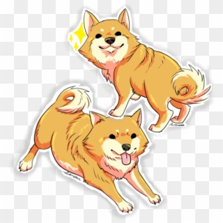 Shiba Inu Stickers - Dog Clipart