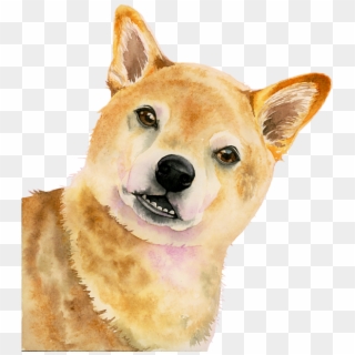 Bleed Area May Not Be Visible - Shiba Inu Clipart
