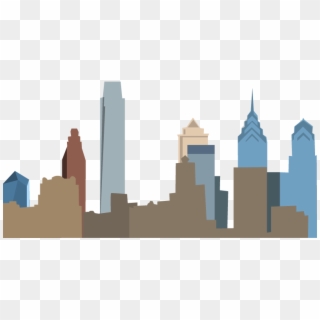 Drawn Skyline Philly Skyline - Skyline Sketch Clipart
